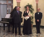 Un soprano per Verdi  con Laura da Como, soprano, M° B. Volpato al pianoforte. Testi e narrazione A. Tromboni, giornalista. 24 aprile 2016 Palazzo Zacco Armeni (Pd)