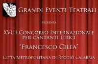 XVIII Concorso Internazionale Francesco Cilea, via alle iscrizioni