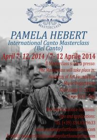 Masterclass Internazionale di Bel Canto - Pamela Hebert