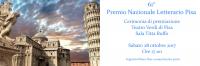 Cerimonia di premiazione del 61° Premio Nazionale Letterario Pisa