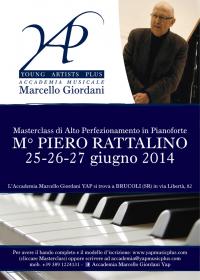 Masterclass di Alto Perfezionamento in Pianoforte con il M° Piero Rattalino