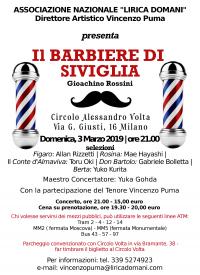 L'Associazione Nazionale Lirica Domani presenta Il Barbiere di Siviglia