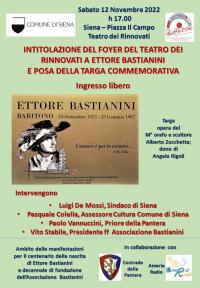 Foyer del Teatro dei Rinnovati a Siena intitolato a Ettore Bastianini