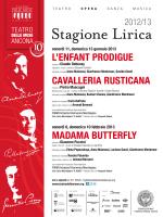 Manifesto Stagione Lirica 2012/2013