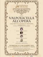 Locandina Valpolicella all'Opera