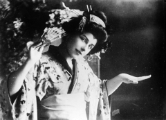 Geraldine Farrar nel ruolo di Madama Butterfly (circa 1908)