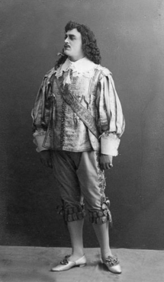 Leonid Sobinov nel ruolo di Alfredo, al Teatro Bolchoï nel 1899.